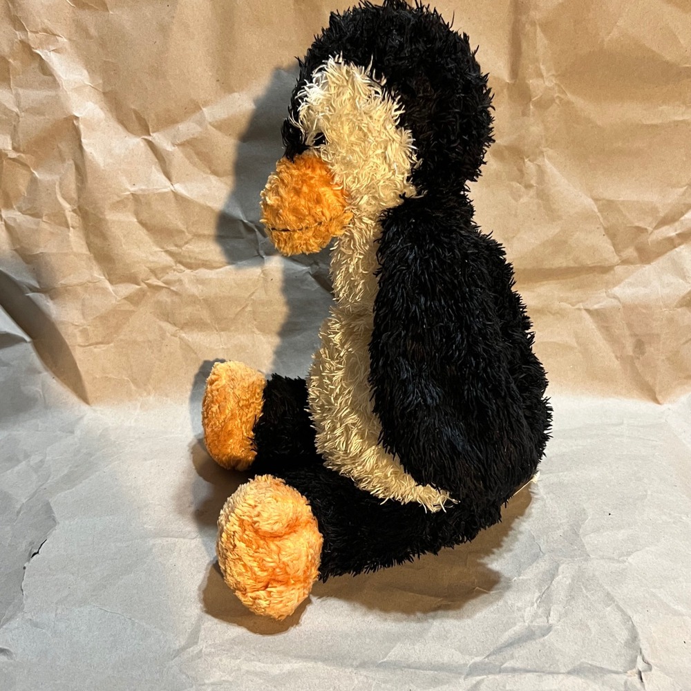 Jellycat Medium Bunglie‎ Penguin Black White Orange Plush Stuffed Animal BUN6PN - Picture 2 of 11